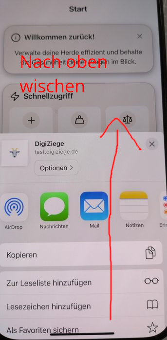 zum Startbildschirm hinzufügen